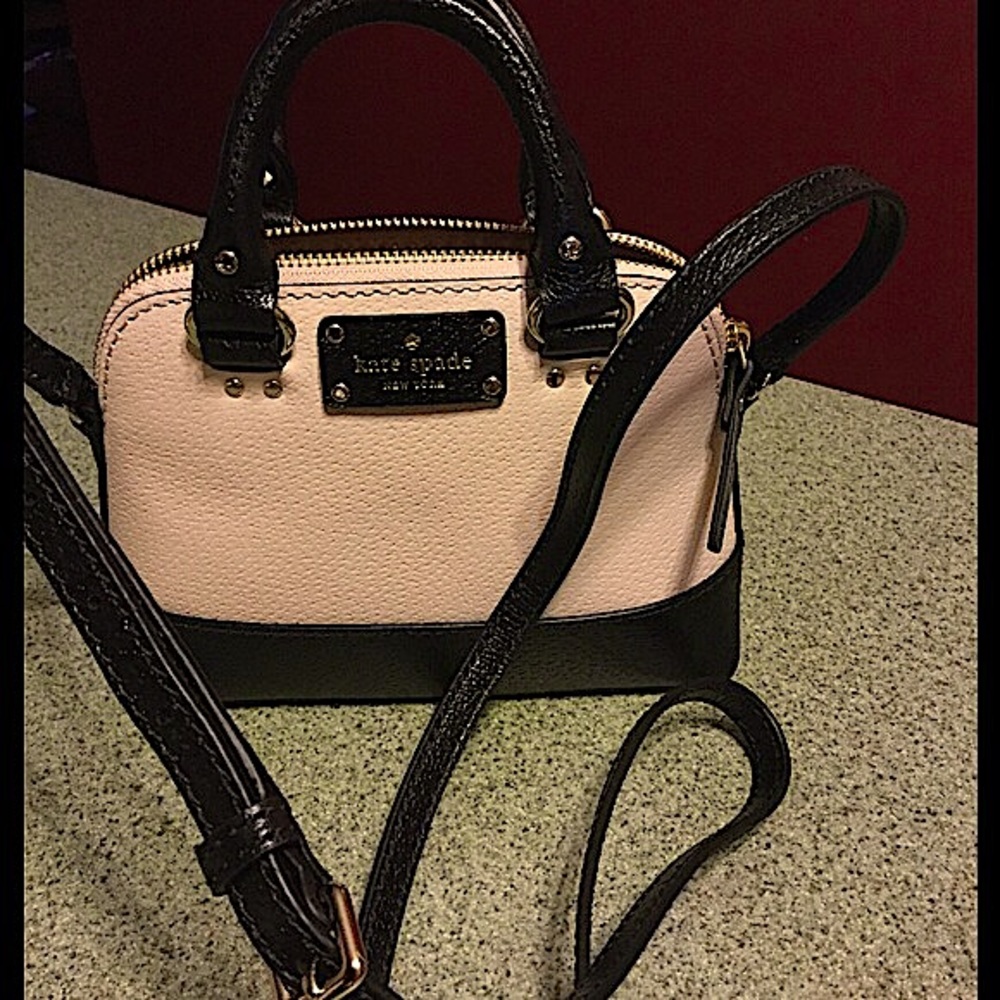 ♠️KATE SPADE RACHELLE WELLESLEY MINI SATCHEL♠️BOAR-SKIN EMBOSSED COWHIDE♠️ - Picture 5 of 7
